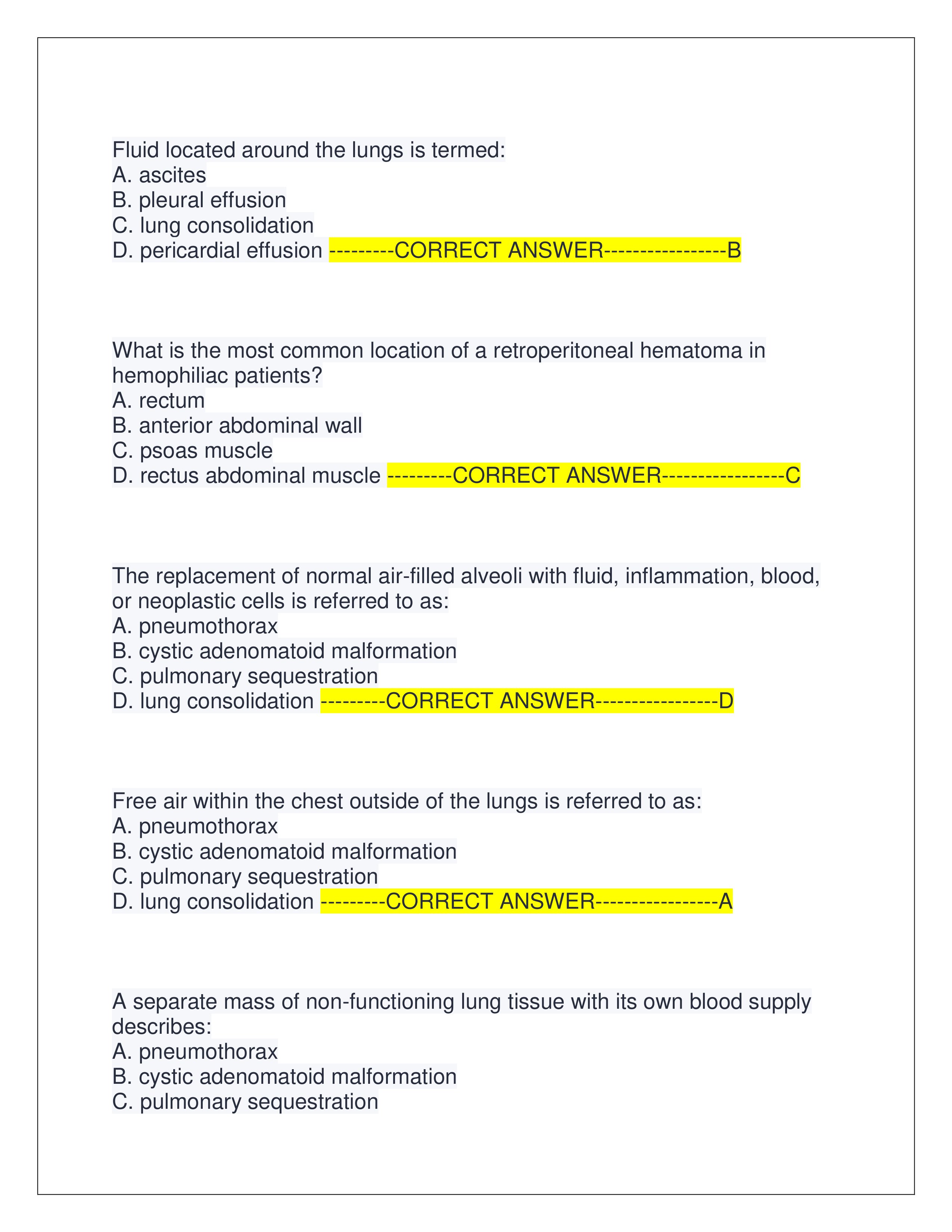Preview page 4 of ARDMS ABDOMEN BOARD REVIEW EXAM | QUESTIONS AND CORRECT ANSWERS | LATEST EXAM | GRADED A+ | VERIFIED ANSWERS