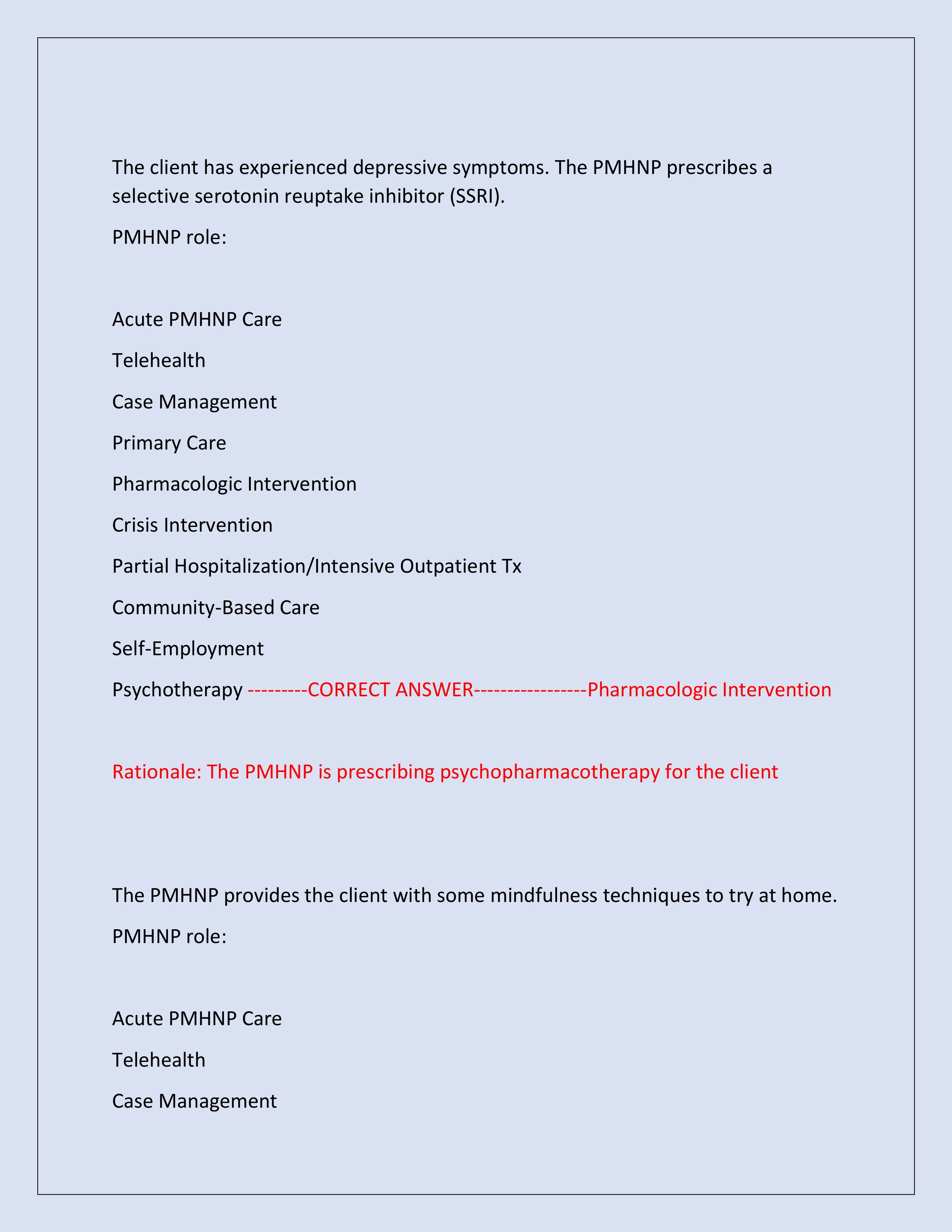 Preview page 2 of NR 607 Final Exam 2025 | Updated Questions and Correct Answers | Graded A+ | Verified Answers | Latest Version (Just Released)