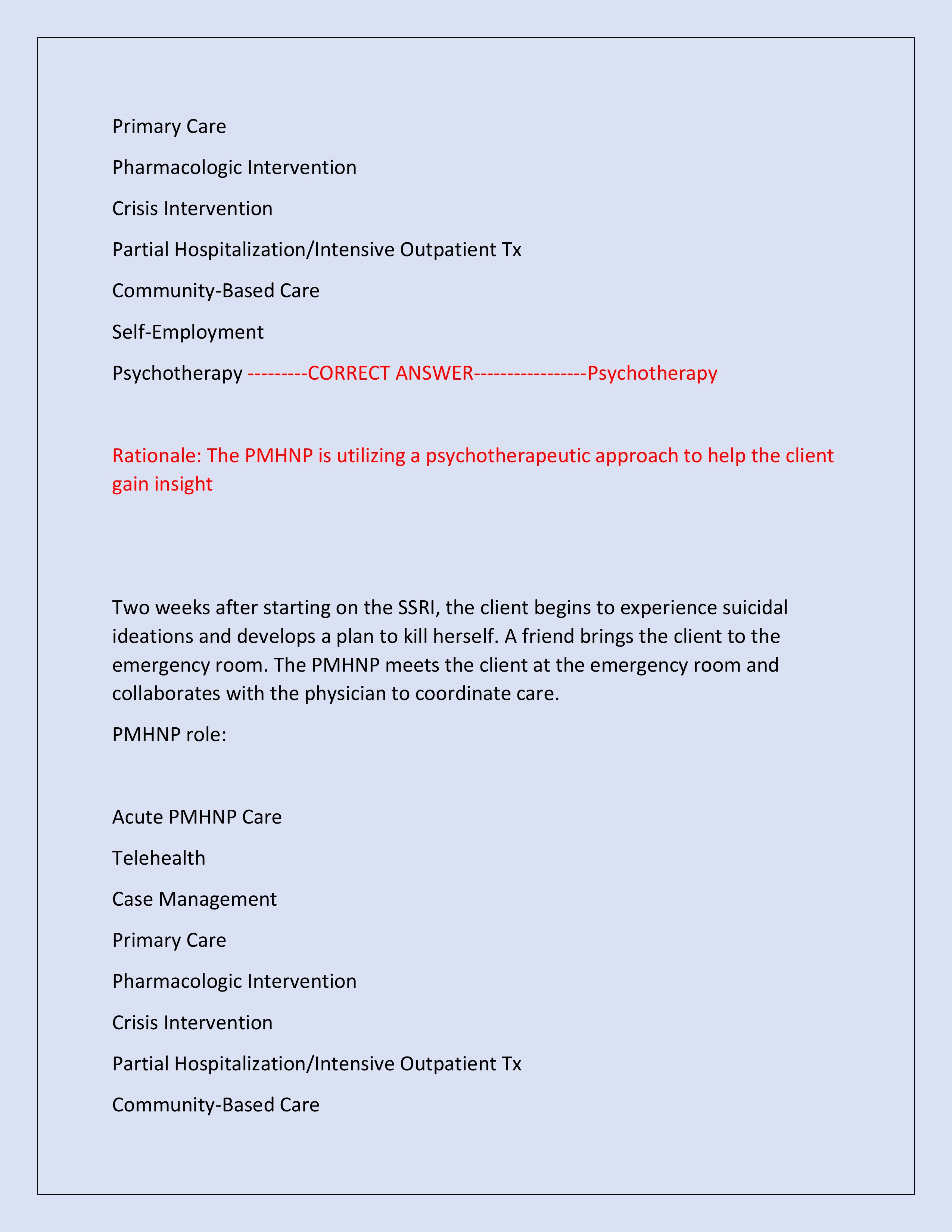 Preview page 3 of NR 607 Final Exam 2025 | Updated Questions and Correct Answers | Graded A+ | Verified Answers | Latest Version (Just Released)