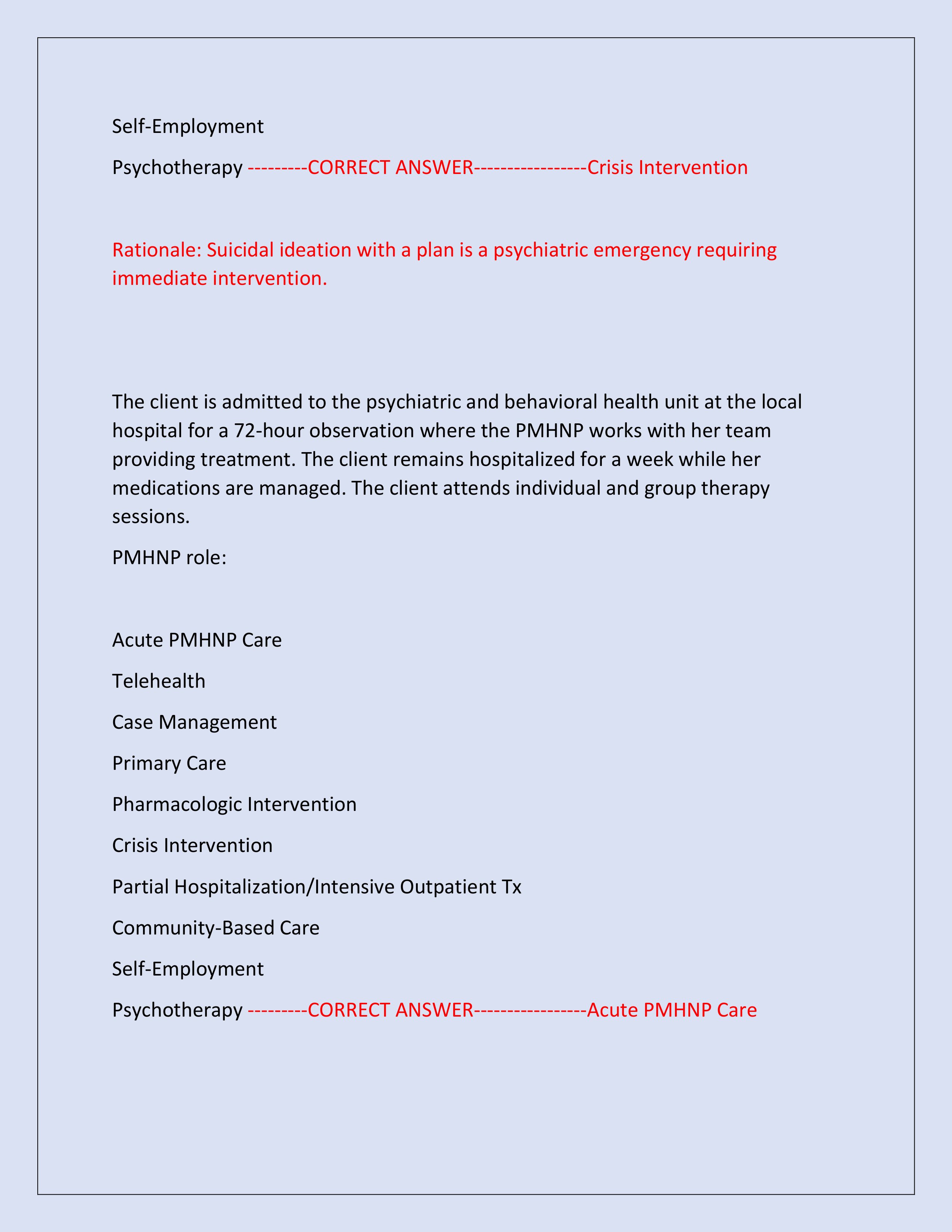 Preview page 4 of NR 607 Final Exam 2025 | Updated Questions and Correct Answers | Graded A+ | Verified Answers | Latest Version (Just Released)