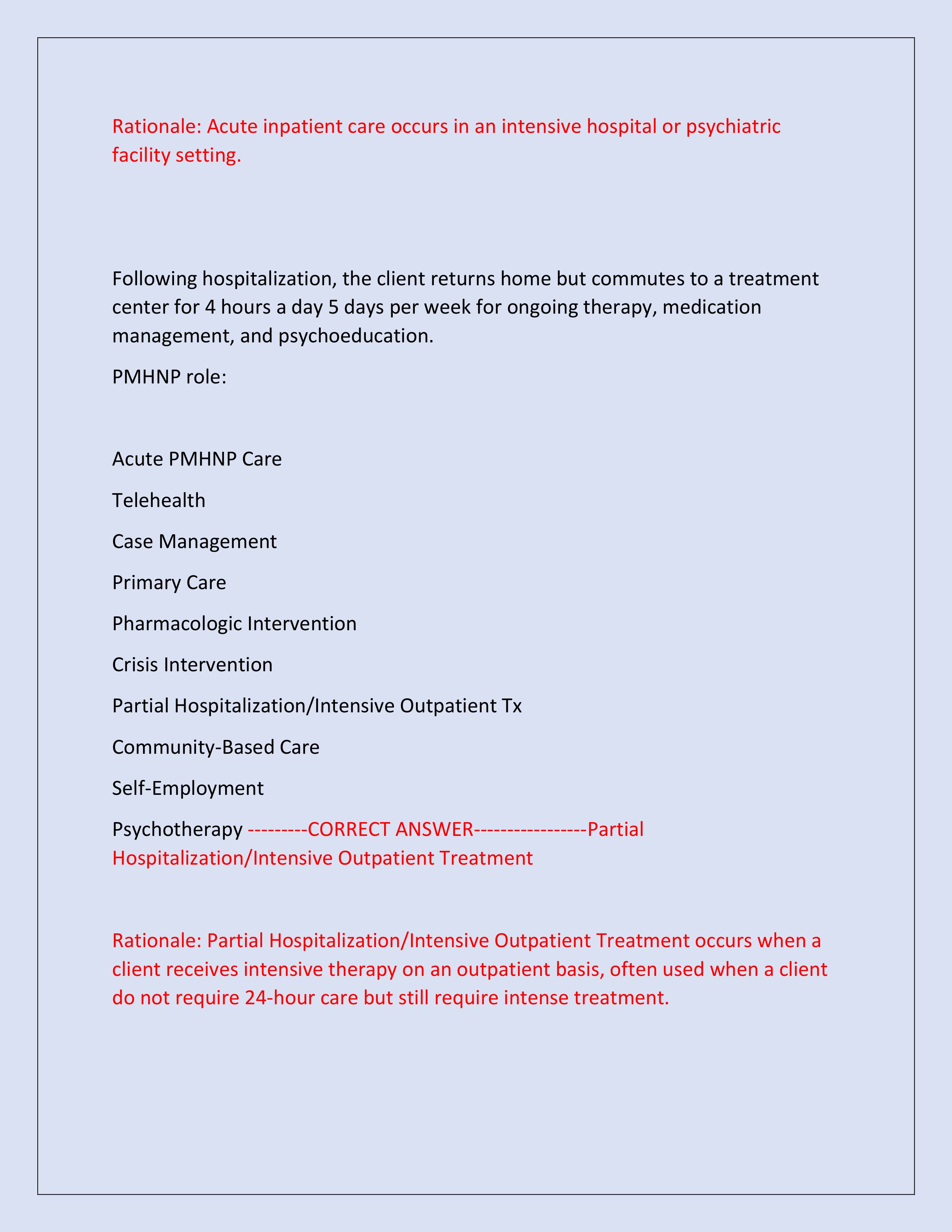Preview page 5 of NR 607 Final Exam 2025 | Updated Questions and Correct Answers | Graded A+ | Verified Answers | Latest Version (Just Released)