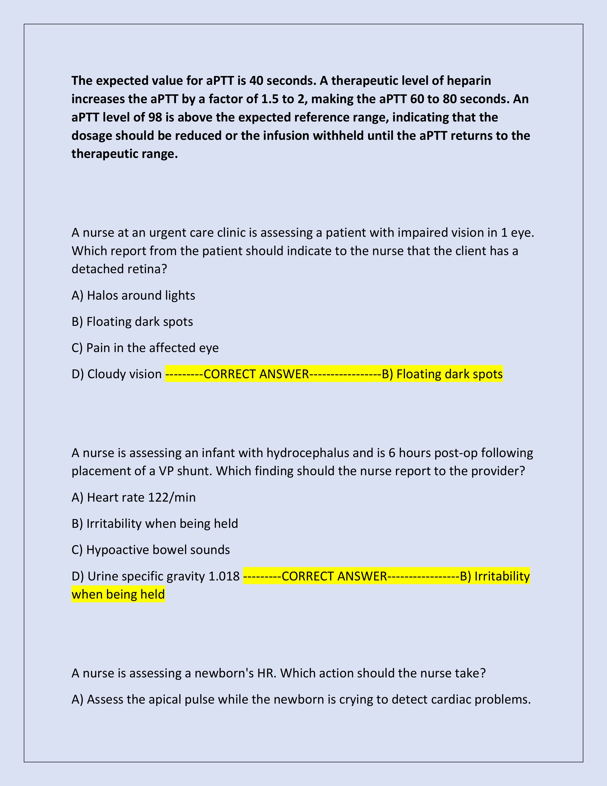 Preview page 13 of 2025-2026 Comprehensive ATI RN Predictor Exam WITH NGN (Test Bank) | 850+ Questions and Correct Answers with Rationales | Graded A+ | Verified Answers
