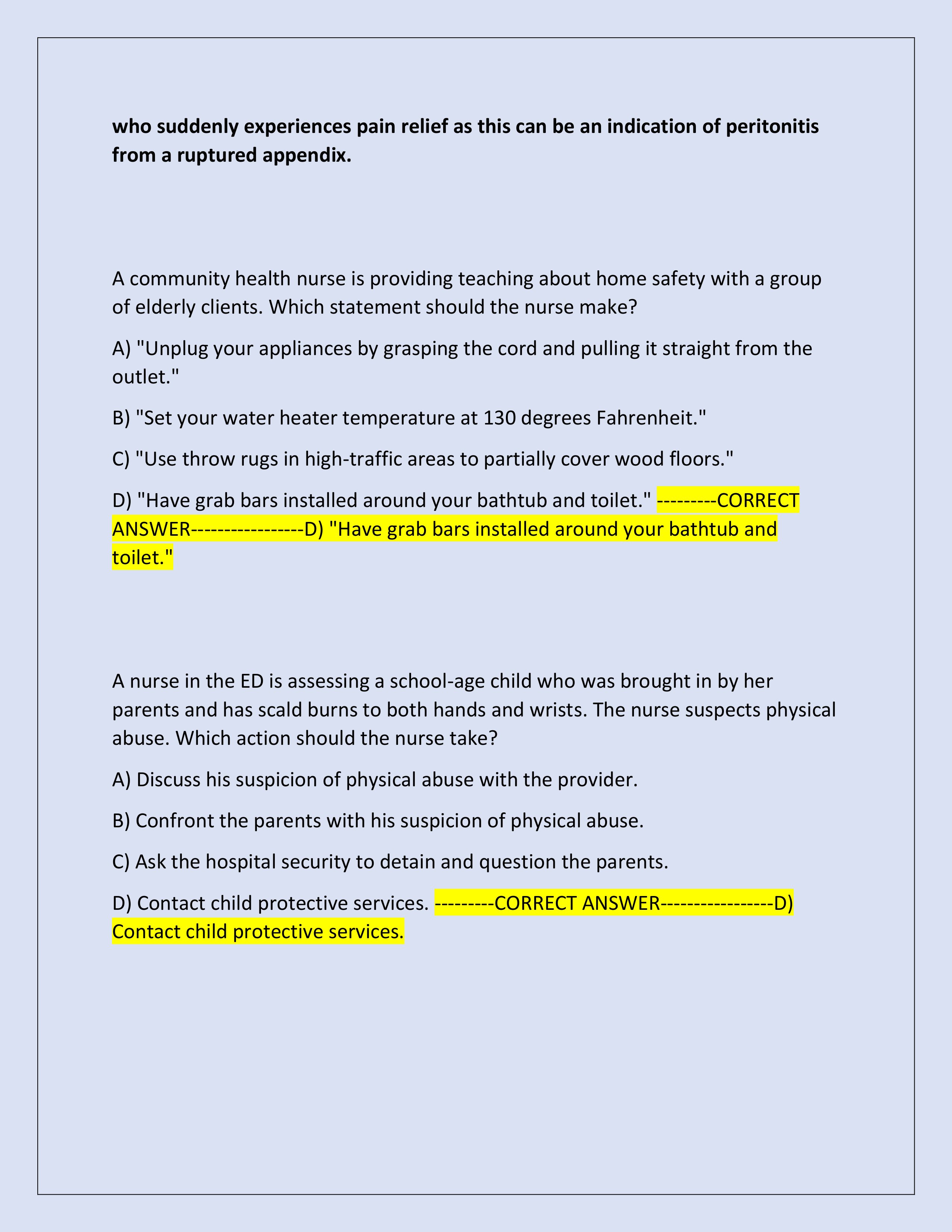 Preview page 16 of 2025-2026 Comprehensive ATI RN Predictor Exam WITH NGN (Test Bank) | 850+ Questions and Correct Answers with Rationales | Graded A+ | Verified Answers