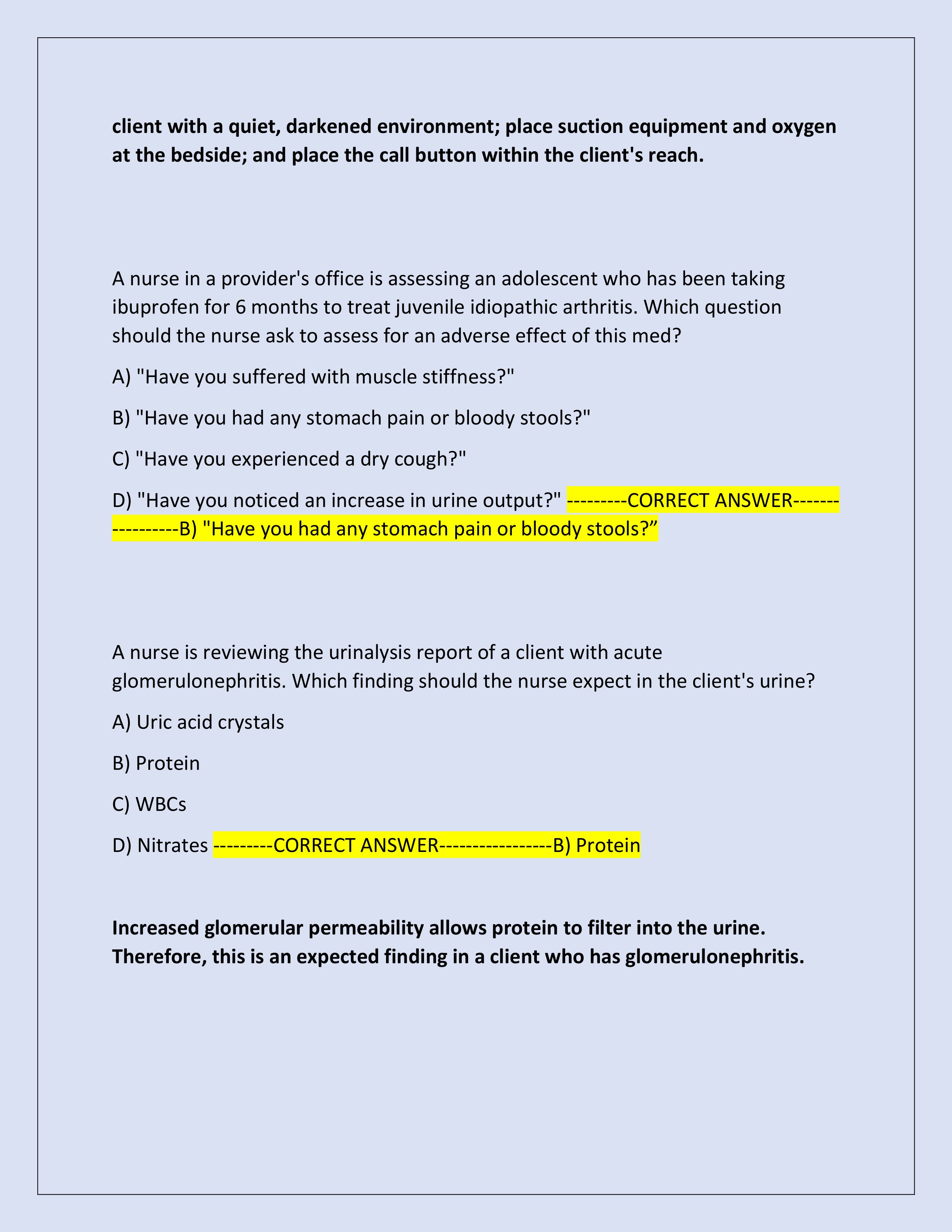 Preview page 4 of 2025-2026 Comprehensive ATI RN Predictor Exam WITH NGN (Test Bank) | 850+ Questions and Correct Answers with Rationales | Graded A+ | Verified Answers