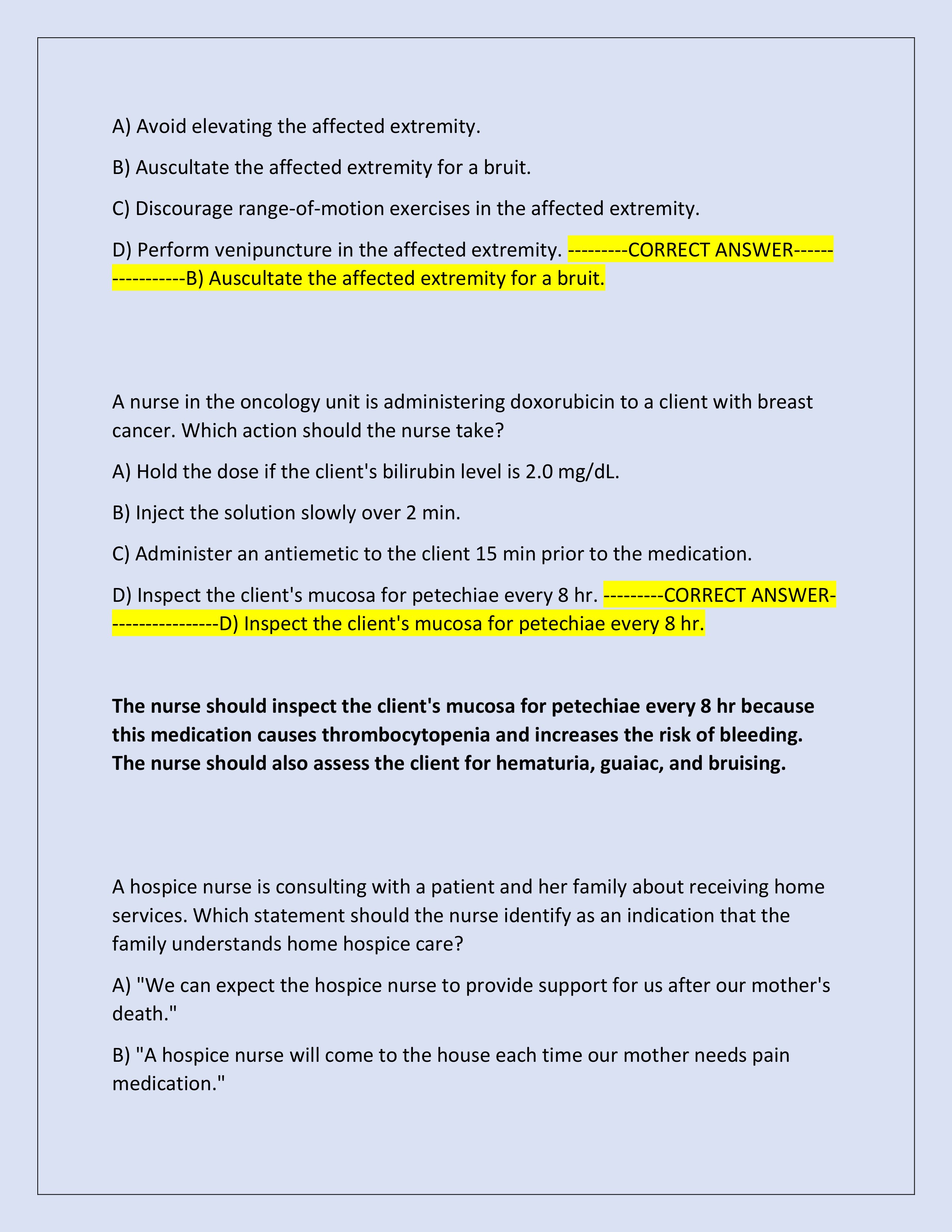 Preview page 6 of 2025-2026 Comprehensive ATI RN Predictor Exam WITH NGN (Test Bank) | 850+ Questions and Correct Answers with Rationales | Graded A+ | Verified Answers