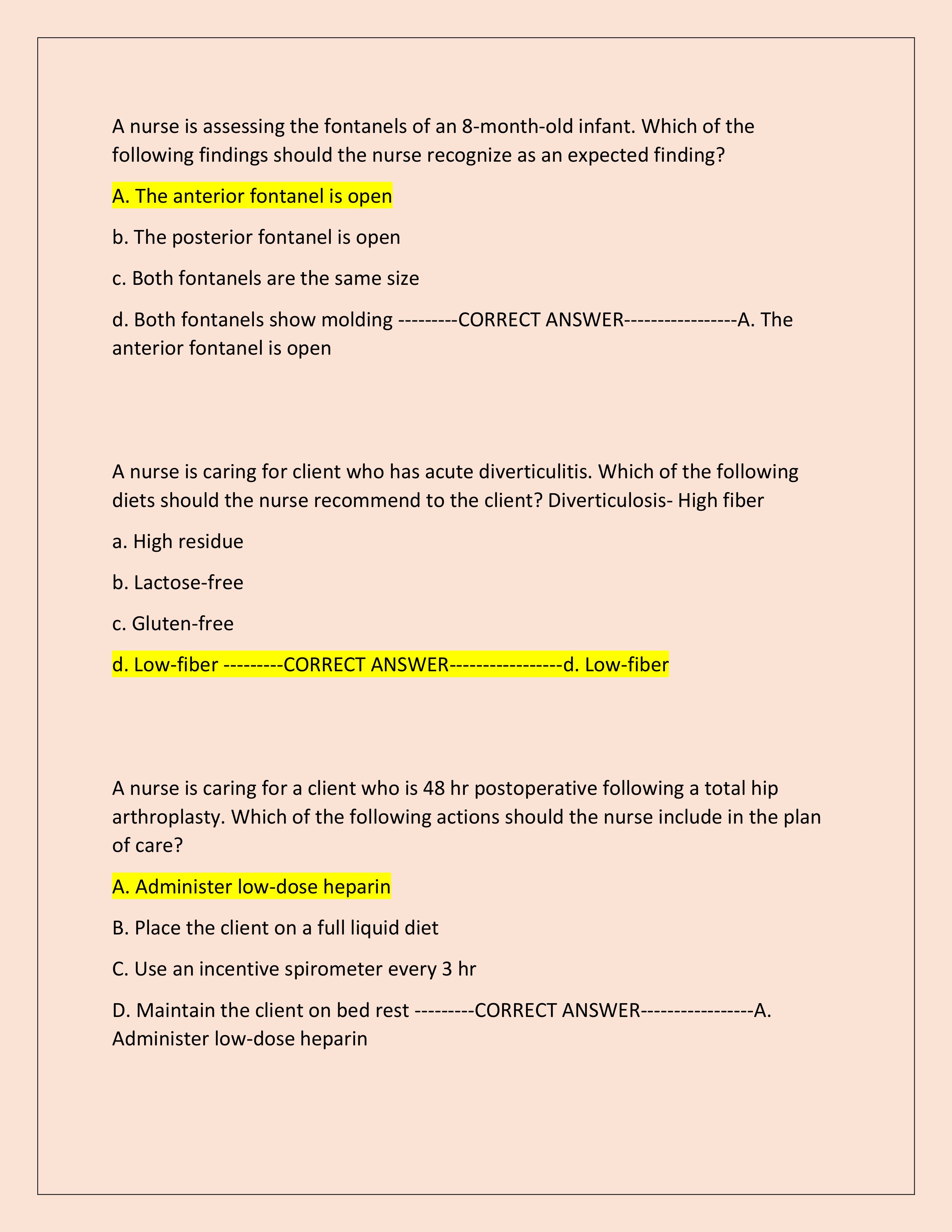 Preview page 3 of Virtual Green Light ATI predictor Exam 2025 | Complete Questions and Correct Answers | Graded A+ | Verified Answers | Newest Exam | Just Released