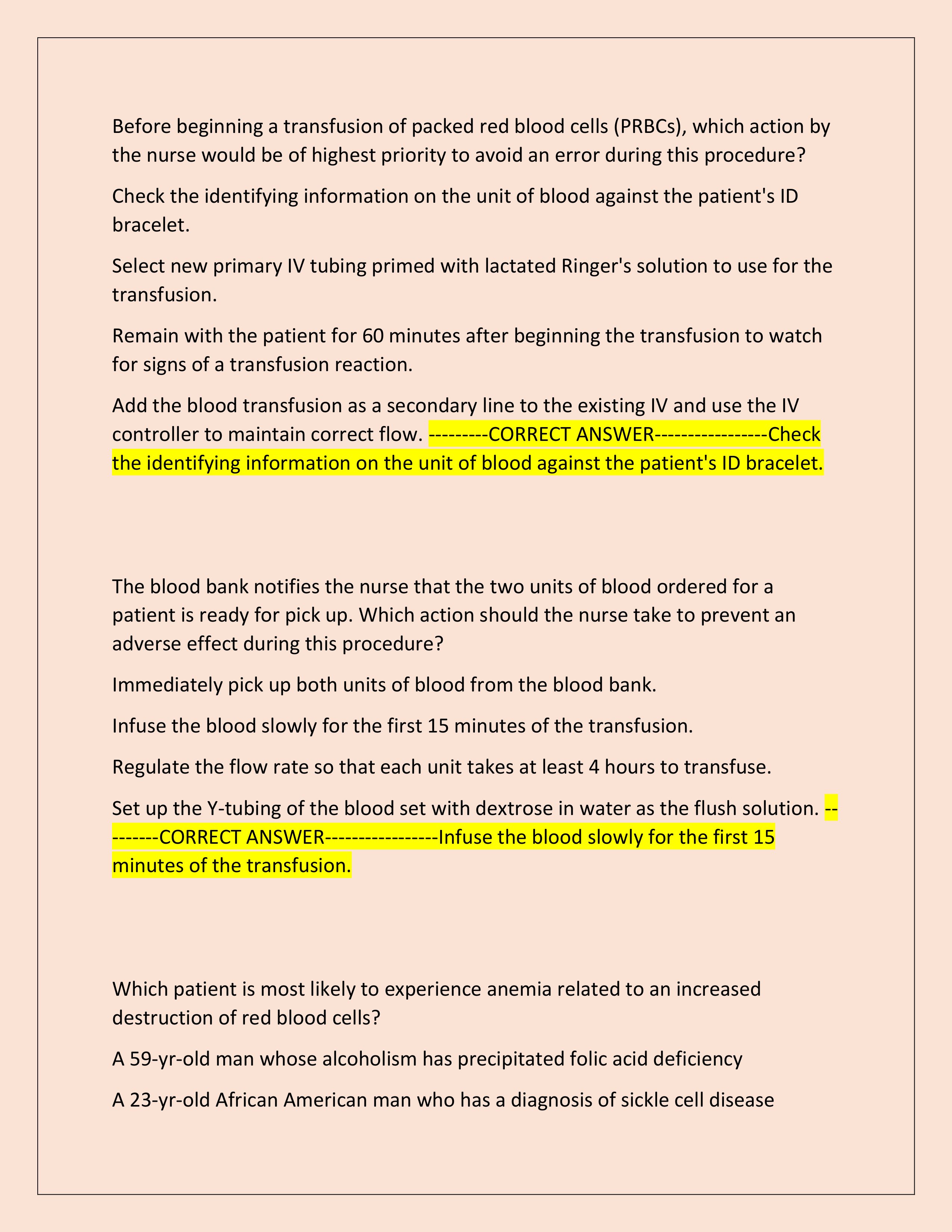 Preview page 2 of EVOLVE ELSEVIER HESI MED SURG Exam 2025 | Updated Questions and Correct Answers | Graded A+ | Verified Answers | Just Released