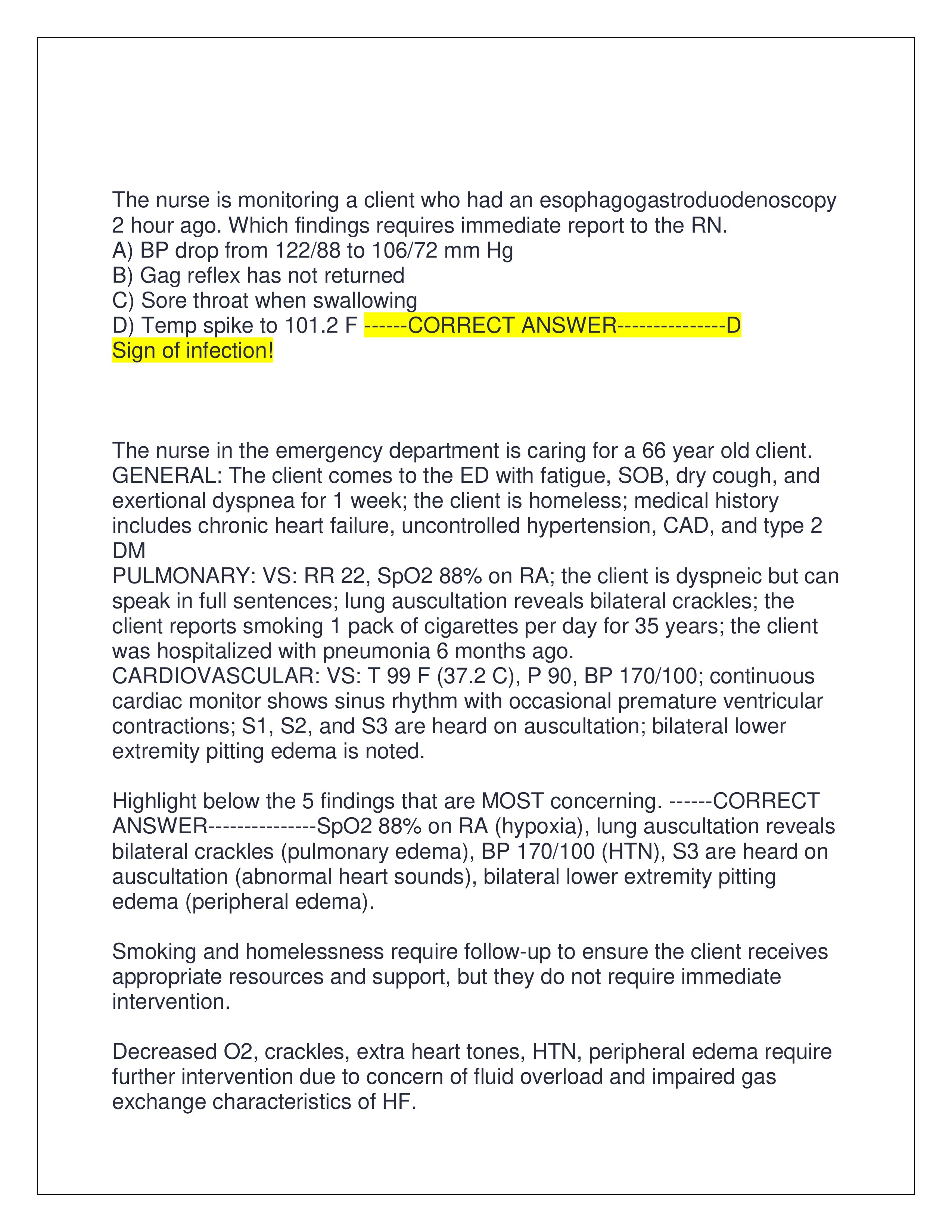 Preview page 11 of TEST BANK FOR NCLEX PN EXAM | ALL 670 EXAM QUESTIONS AND CORRECT ANSWERS WITH EXPLANATIONS | GRADED A+ | VERIFIED ANSWERS | LATEST VERSION