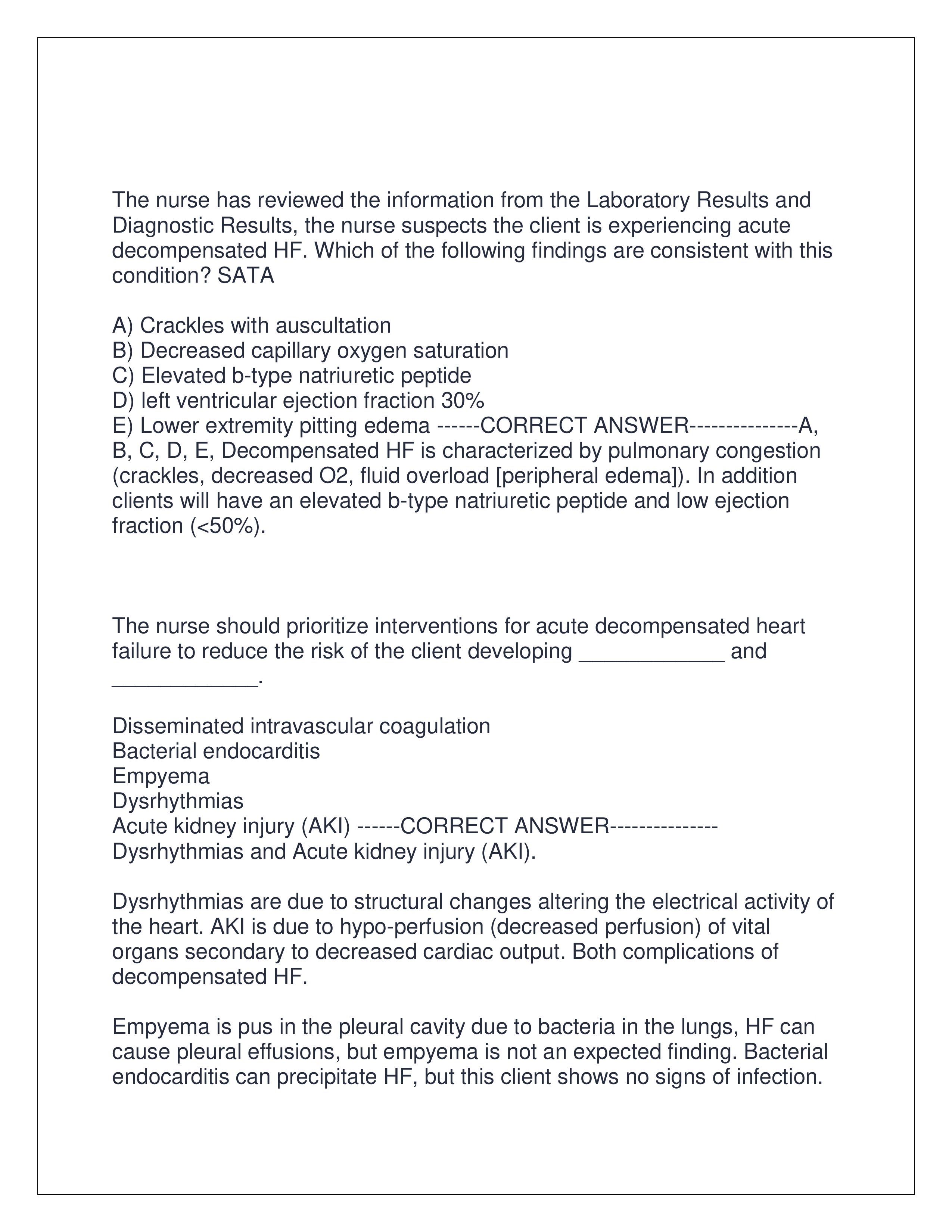 Preview page 12 of TEST BANK FOR NCLEX PN EXAM | ALL 670 EXAM QUESTIONS AND CORRECT ANSWERS WITH EXPLANATIONS | GRADED A+ | VERIFIED ANSWERS | LATEST VERSION