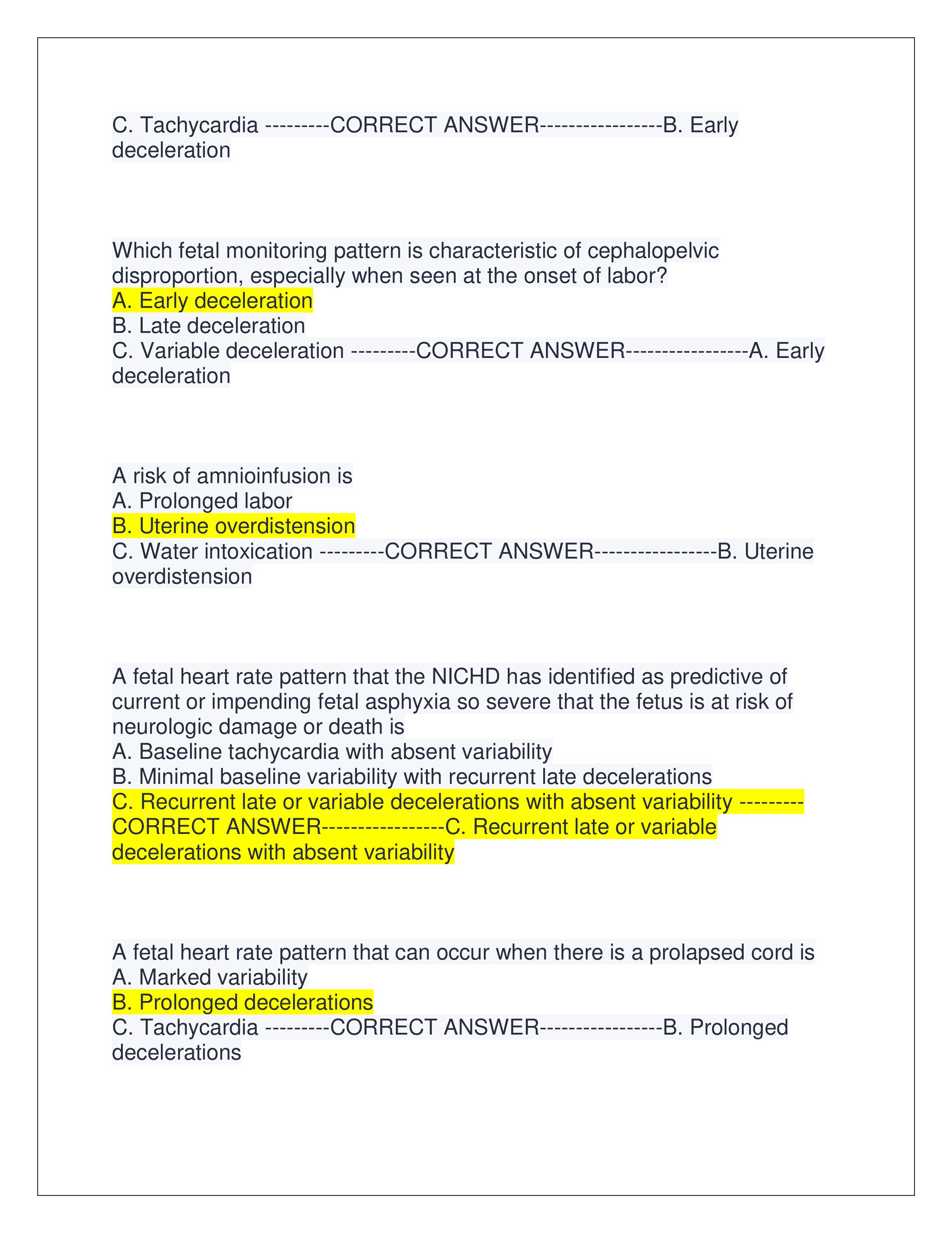 Preview page 2 of NCC EFM CERTIFICATION EXAM 2025 | ALL QUESTIONS AND CORRECT ANSWERS | ALREADY GRADED A+ | VERIFIED ANSWERS | NEWEST EXAM