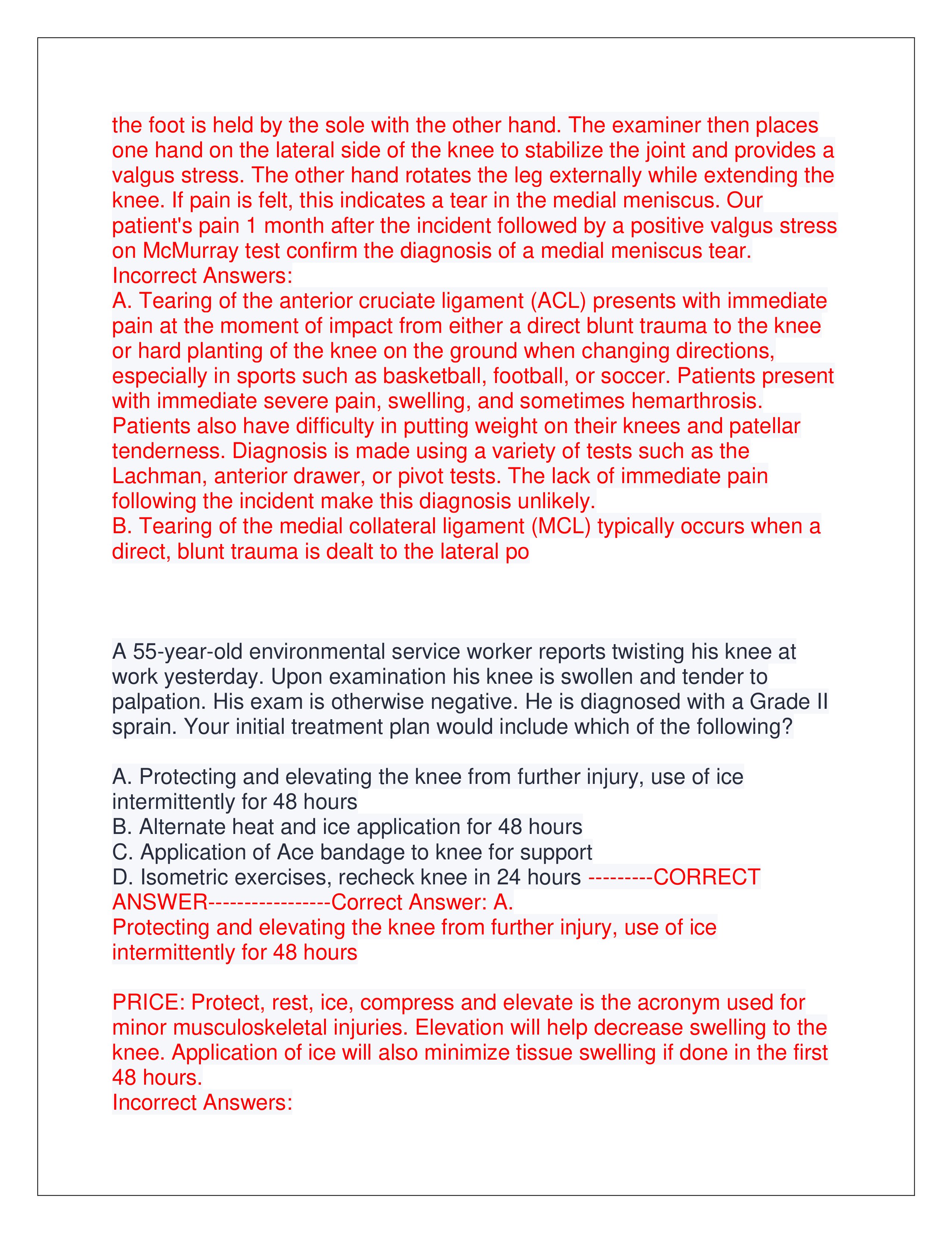 Preview page 4 of FNP ANCC EXAM ACTUAL EXAM | QUESTIONS AND CORRECT ANSWERS (DETAILED ANSWERS) | GRADED A+ | LATEST VERSION | VERIFIED ANSWERS