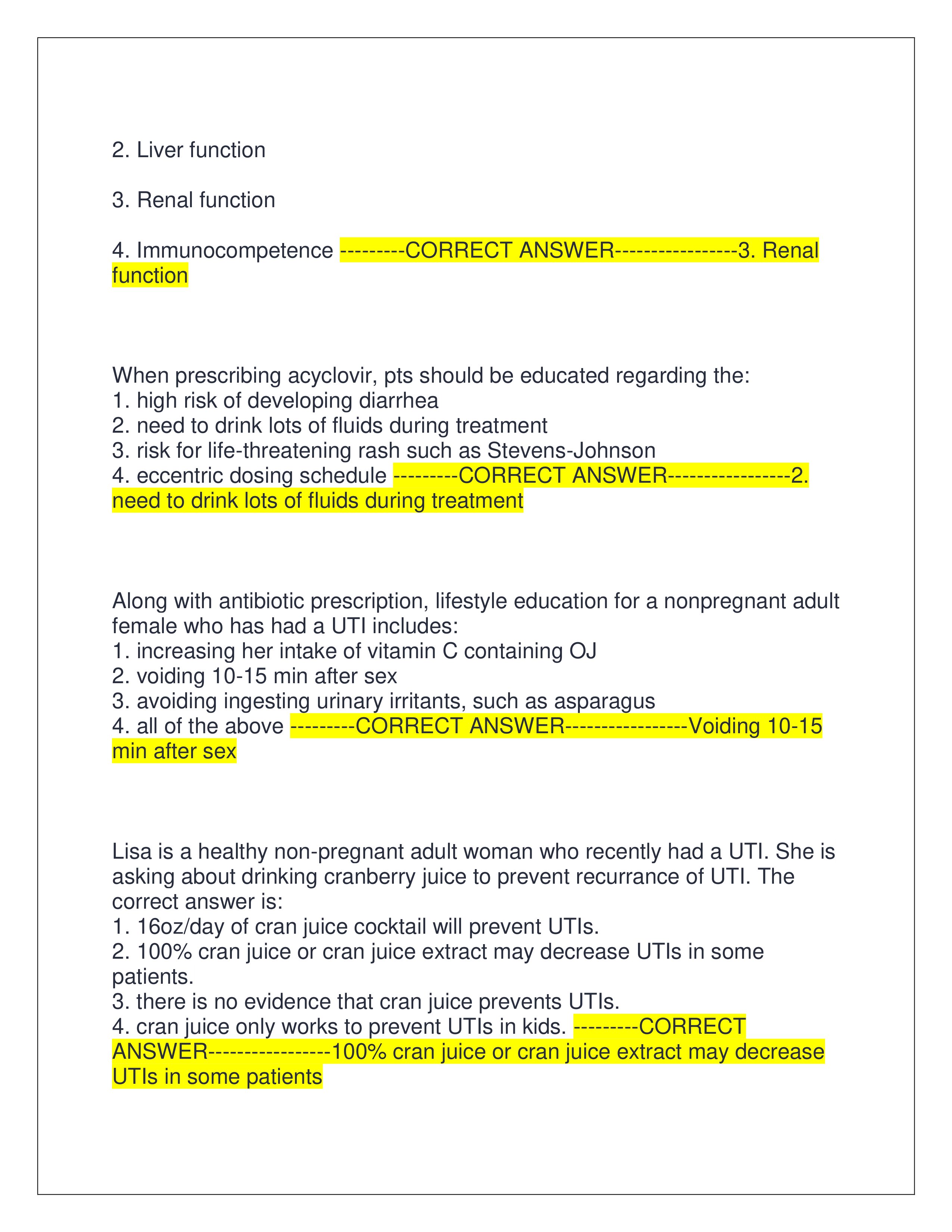 Preview page 2 of NR 565 FINAL EXAM 2025 | ALL QUESTIONS AND CORRECT ANSWERS (VERIFIED ANSWERS) | LATEST EXAM | JUST RELEASED | ALREADY GRADED A+