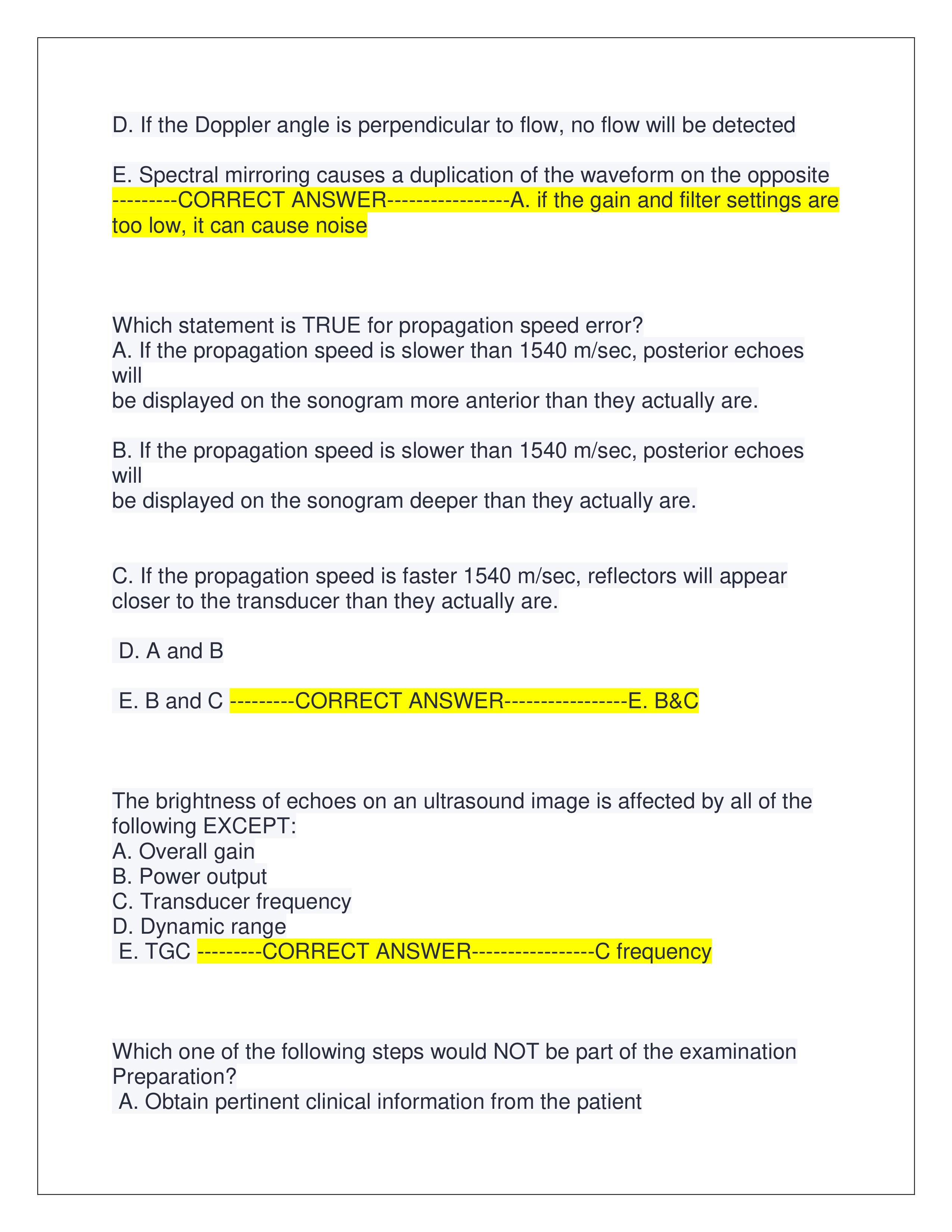 Preview page 3 of ARDMS DAVIES BREAST SONOGRAPHY EXAM | QUESTIONS AND CORRECT ANSWERS | LATEST EXAM | VERIFIED ANSWERS | GRADED A+
