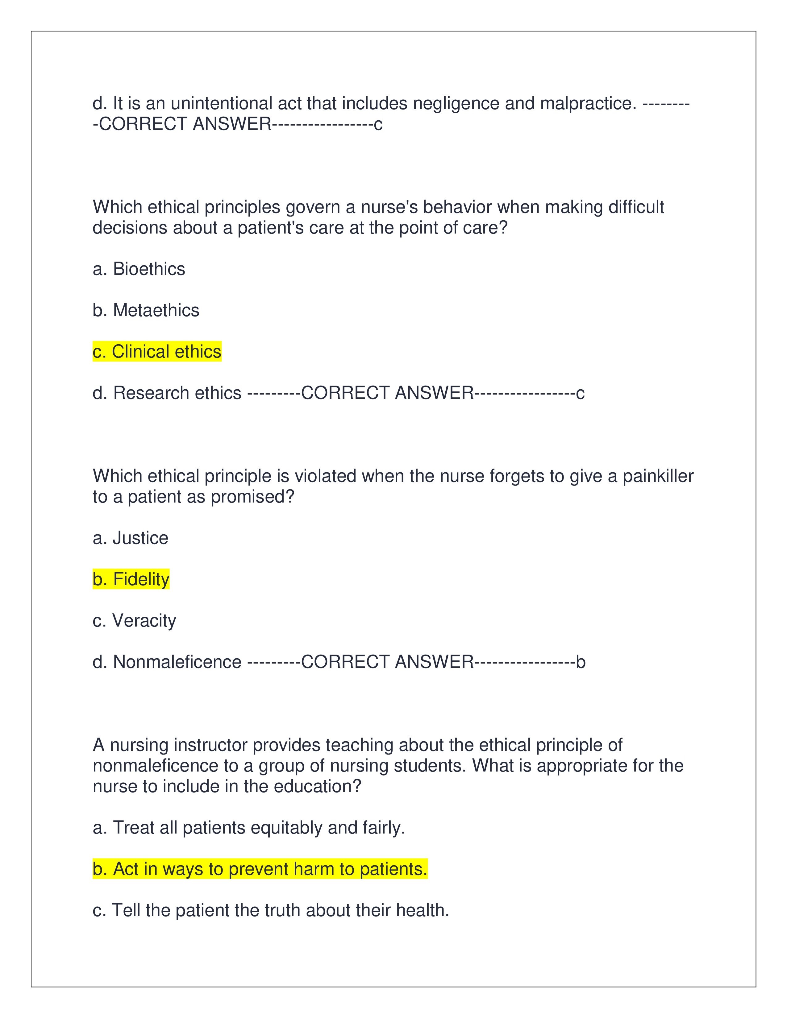 Preview page 10 of HESI CRITICAL CARE EXAM TEST BANK | ALL QUESTIONS AND CORRECT ANSWERS | GRADED A+ | VERIFIED ANSWERS | LATEST VERSION 2025 (JUST RELEASED)