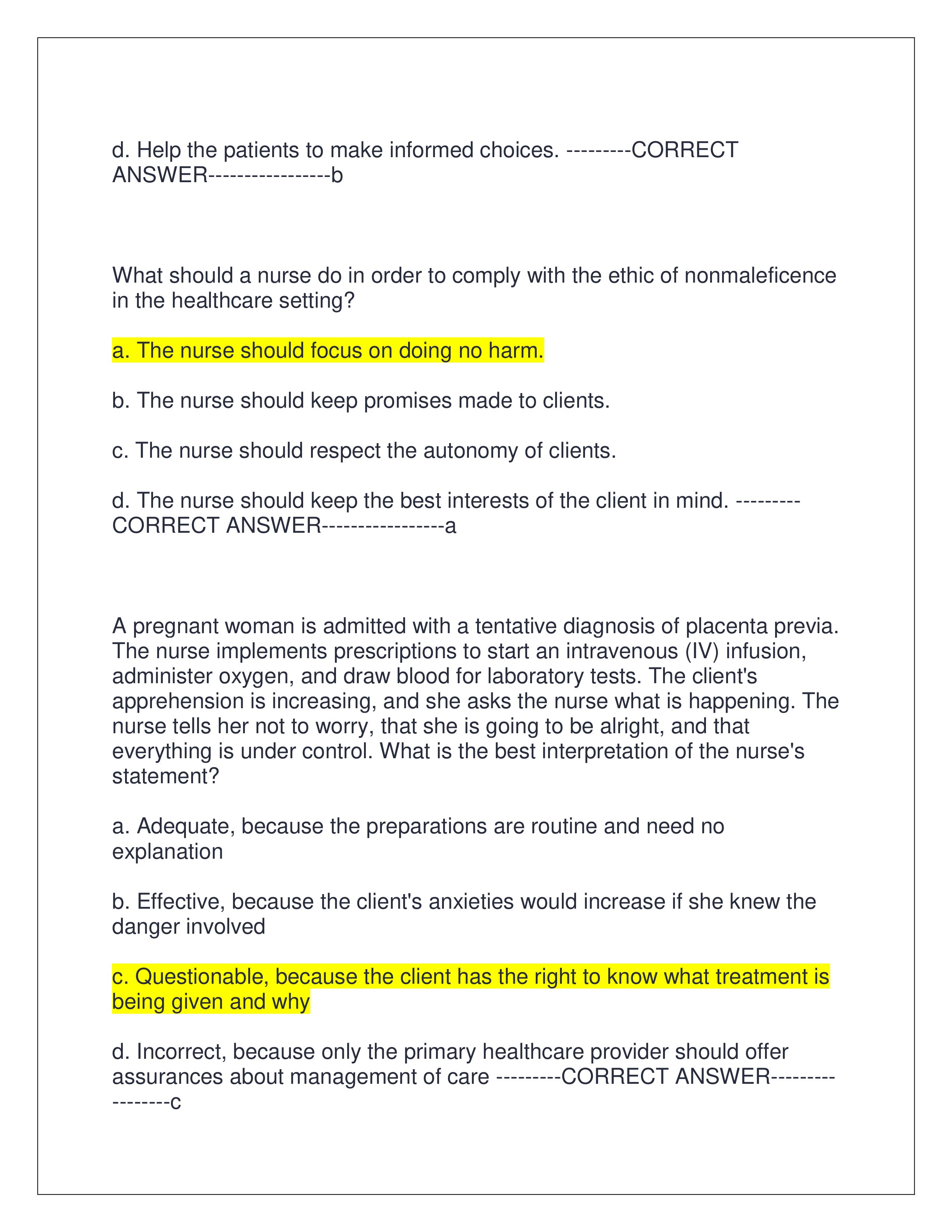 Preview page 11 of HESI CRITICAL CARE EXAM TEST BANK | ALL QUESTIONS AND CORRECT ANSWERS | GRADED A+ | VERIFIED ANSWERS | LATEST VERSION 2025 (JUST RELEASED)