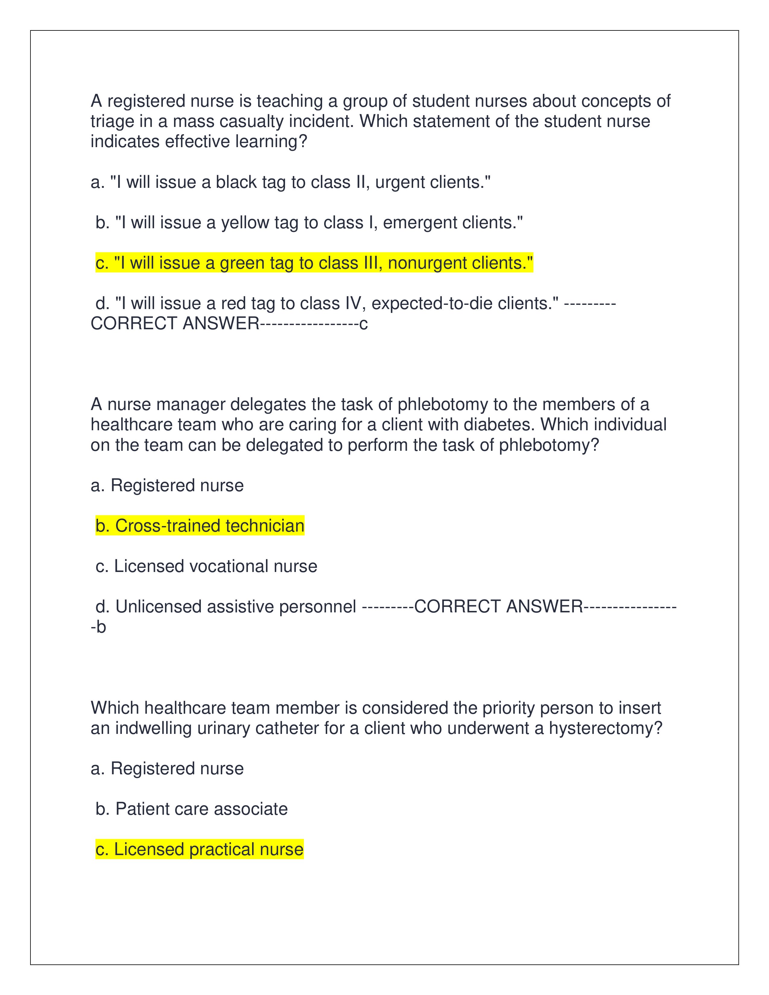 Preview page 2 of HESI CRITICAL CARE EXAM TEST BANK | ALL QUESTIONS AND CORRECT ANSWERS | GRADED A+ | VERIFIED ANSWERS | LATEST VERSION 2025 (JUST RELEASED)