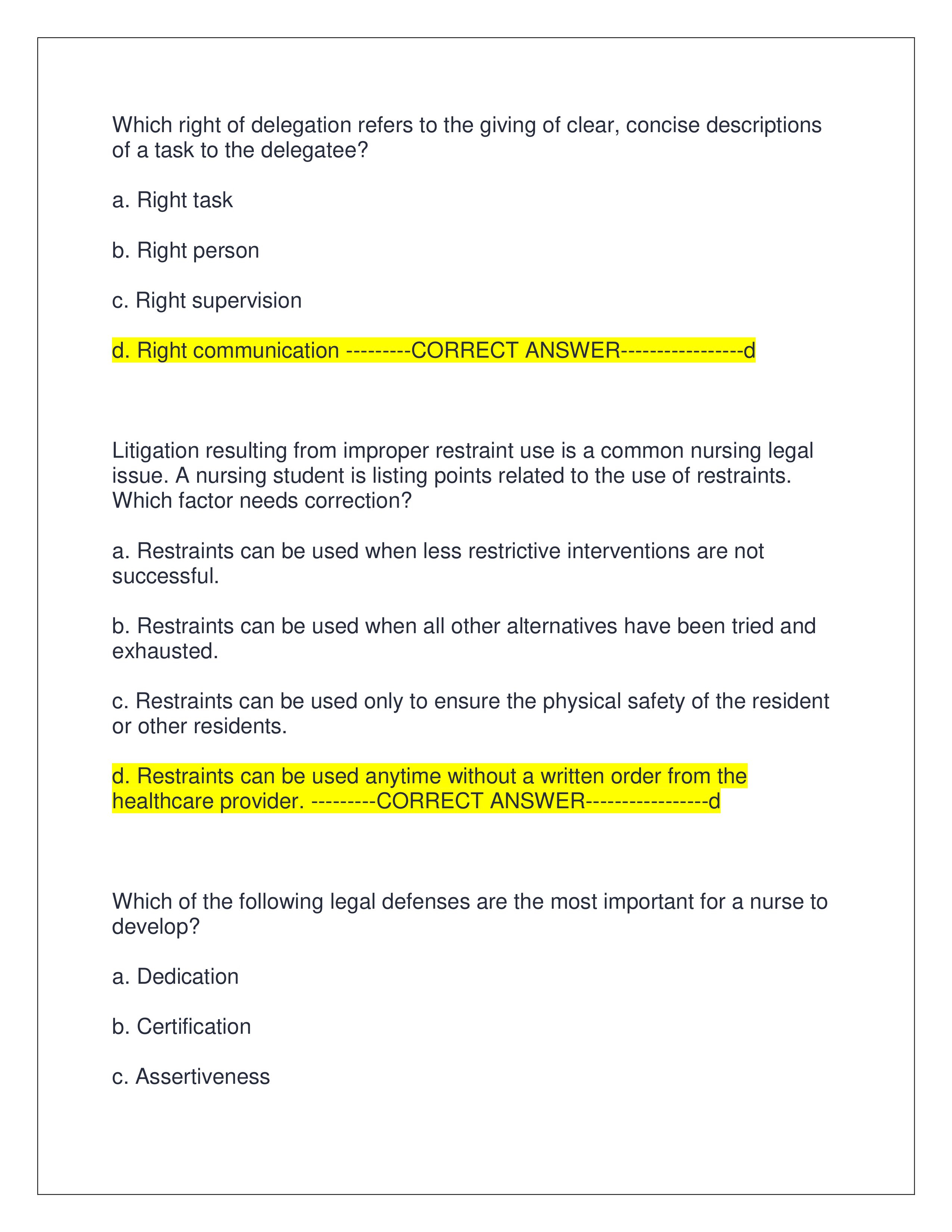 Preview page 7 of HESI CRITICAL CARE EXAM TEST BANK | ALL QUESTIONS AND CORRECT ANSWERS | GRADED A+ | VERIFIED ANSWERS | LATEST VERSION 2025 (JUST RELEASED)