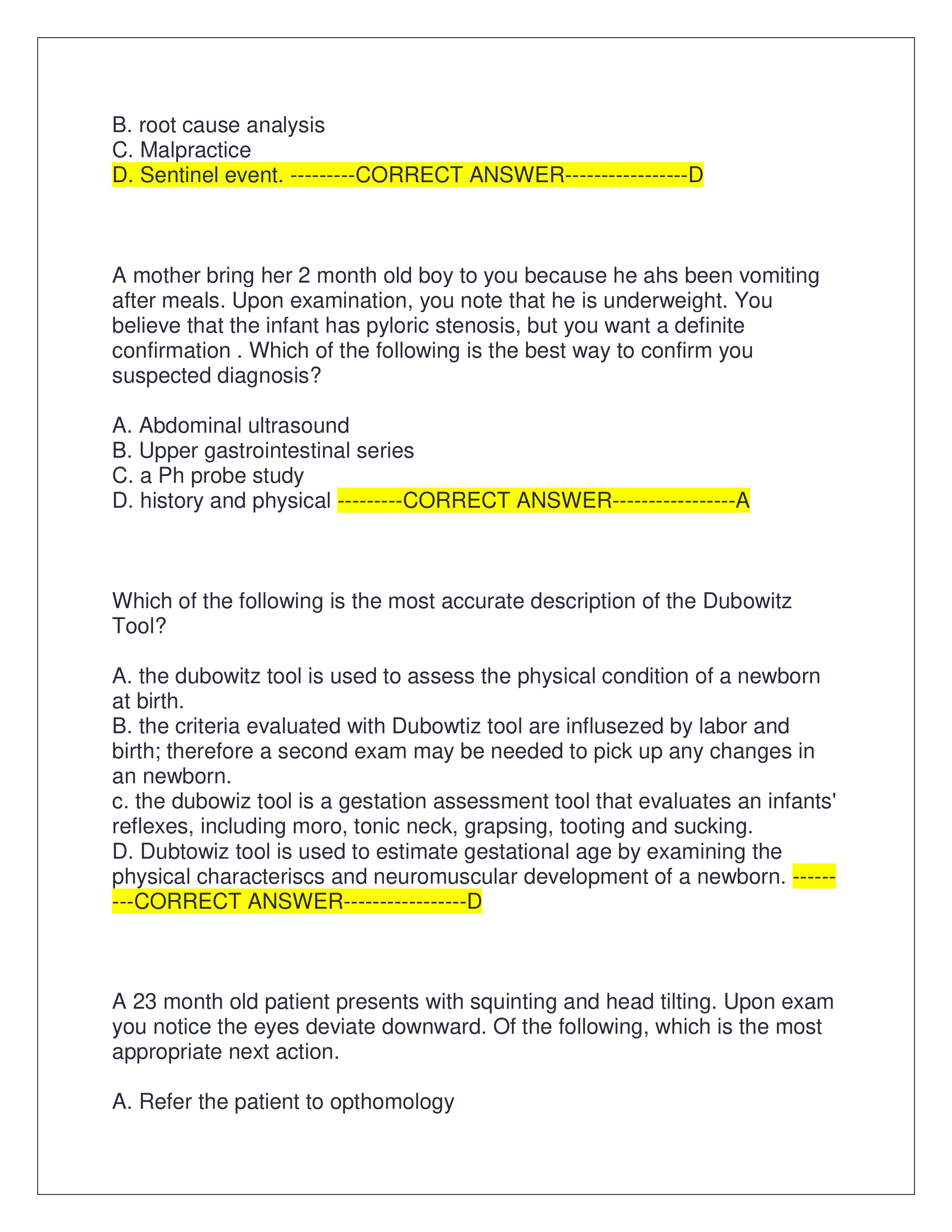Preview page 2 of BARKLEY PNP DRT EXAM (NEWEST EXAM 2025) | ALL QUESTIONS AND CORRECT ANSWERS | GRADED A+ | VERIFIED ANSWERS | LATEST VERSION (JUST RELEASED)