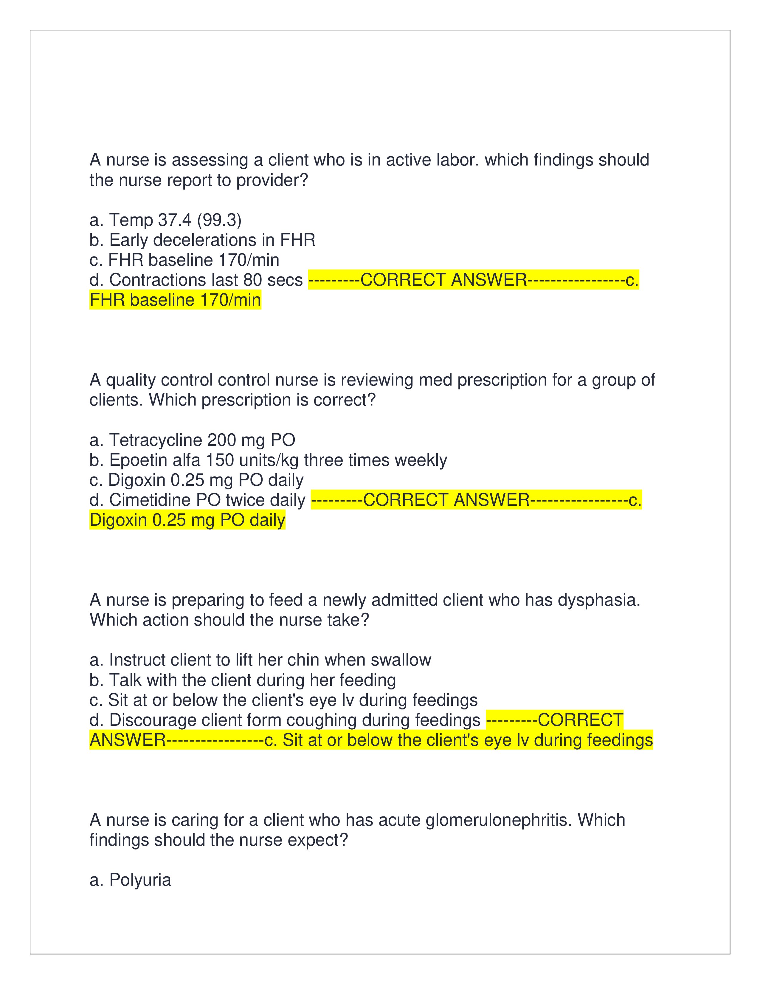 Preview page 2 of ATI COMPREHENSIVE PREDICTOR EXIT 2025 EXAM WITH NGN | ALL QUESTIONS AND CORRECT ANSWERS | ALREADY GRADED A+ | VERIFIED ANSWERS | JUST RELEASED | NEWEST VERSION