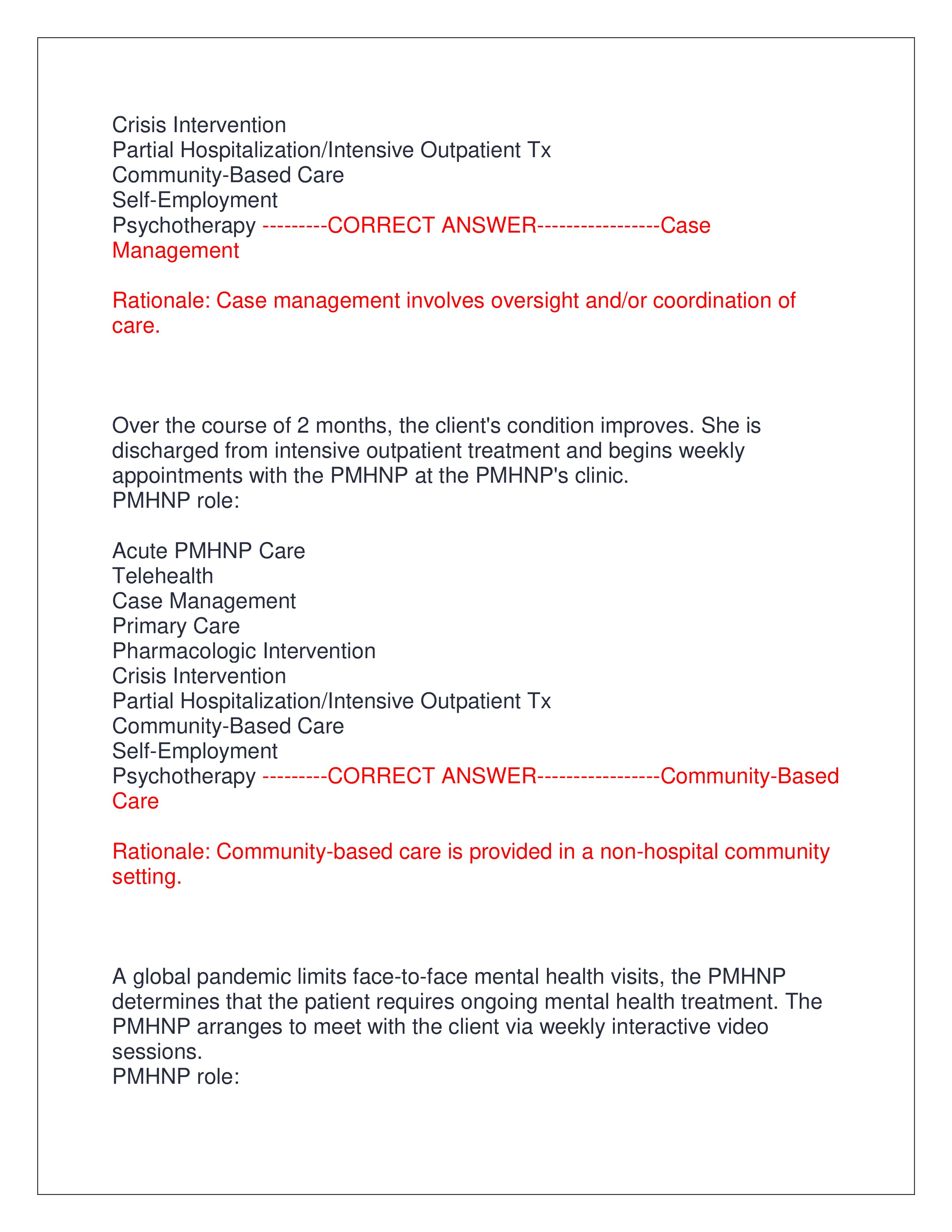 Preview page 2 of NR 607 FINAL EXAM 2025 | ALL QUESTIONS AND CORRECT ANSWERS WITH RATIONALES | ALREADY GRADED A+ | VERIFIED ANSWERS | NEWEST VERSION | JUST RELEASED