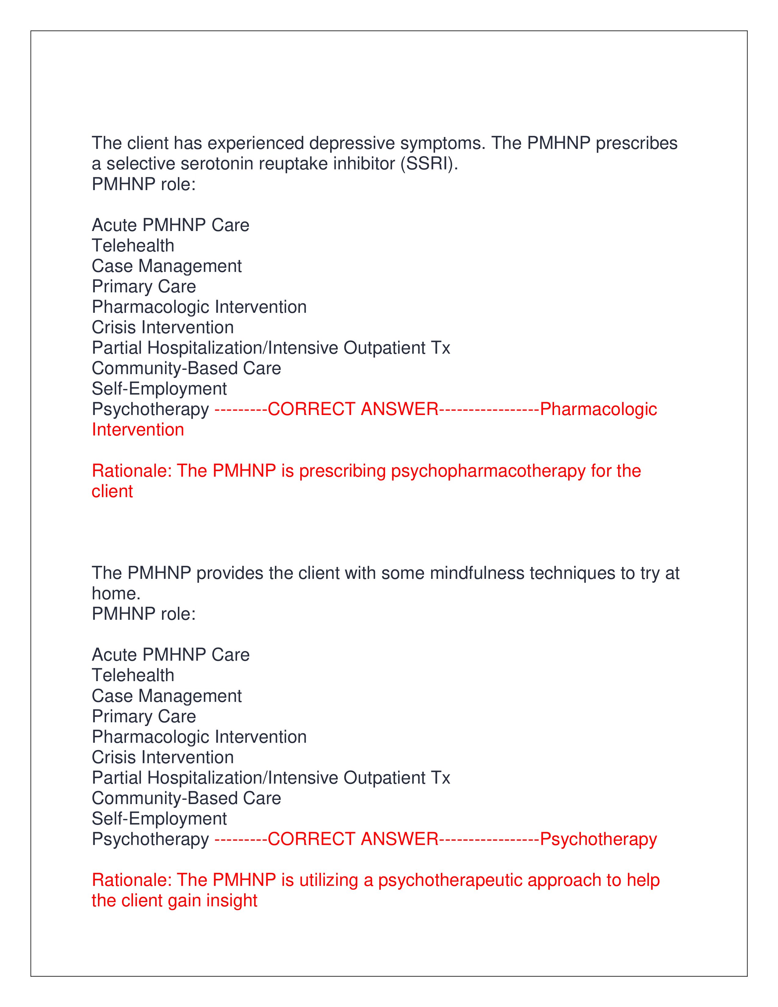 Preview page 5 of NR 607 FINAL EXAM 2025 | ALL QUESTIONS AND CORRECT ANSWERS WITH RATIONALES | ALREADY GRADED A+ | VERIFIED ANSWERS | NEWEST VERSION | JUST RELEASED