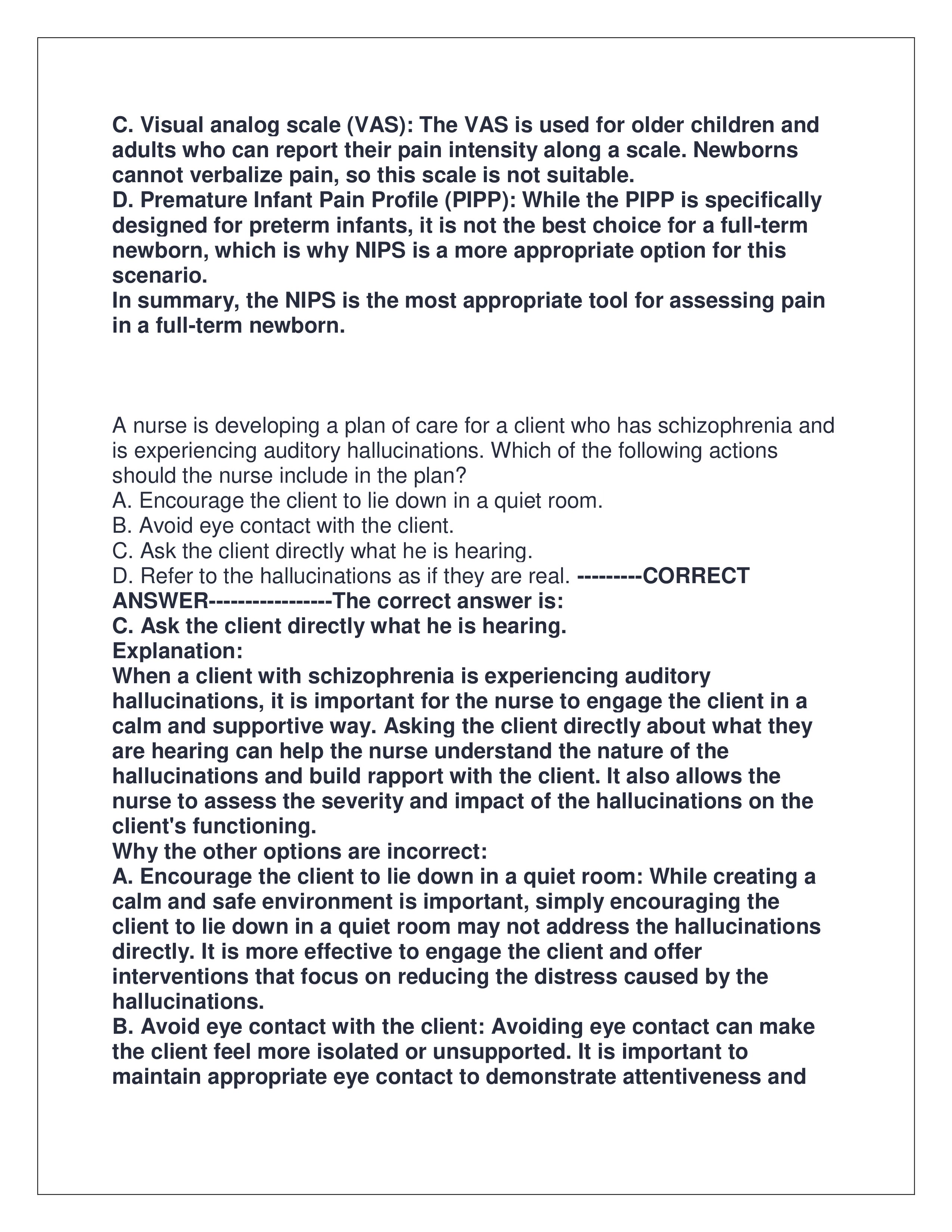 Preview page 5 of RN ATI COMPREHENSIVE WITH NGN EXAM 2025 | ALL QUESTIONS AND CORRECT ANSWERS | ALREADY GRADED A+ | VERIFIED ANSWERS | LATEST VERSION