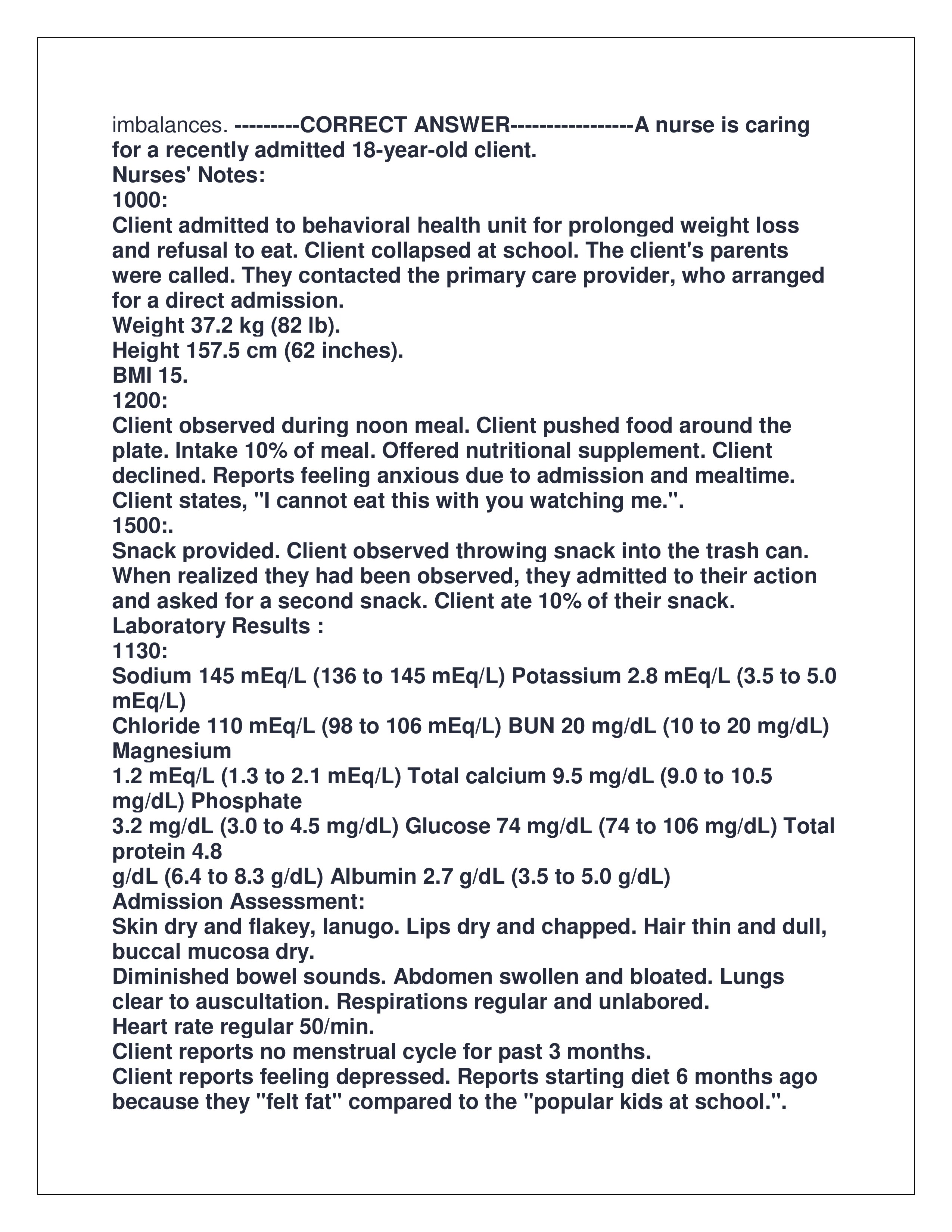 Preview page 7 of RN ATI COMPREHENSIVE WITH NGN EXAM 2025 | ALL QUESTIONS AND CORRECT ANSWERS | ALREADY GRADED A+ | VERIFIED ANSWERS | LATEST VERSION